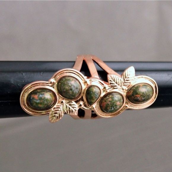 Timna Jewelry Collection Copper Unakite Ri… - Picture 3 of 3